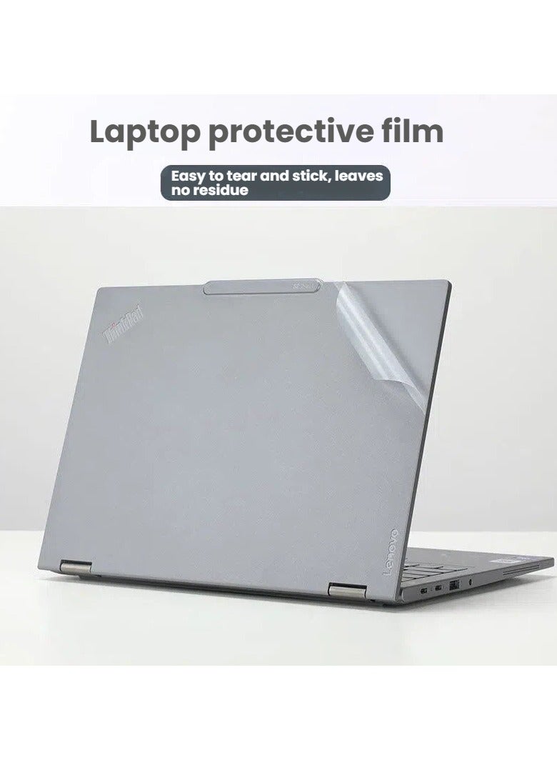 ملصق واقي للاب توب متوافق مع جهاز Lenovo ThinkPad S2 2-in-1 الجيل العاشر. فيلم حماية مقاوم للخدوش يغطي ثلاثة جوانب من الجهاز للحفاظ على مظهره. - Image 3
